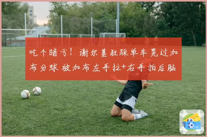 吃个暗亏！谢尔基狂踩单车晃过加布分球 被加布左手拉+右手拍后脑