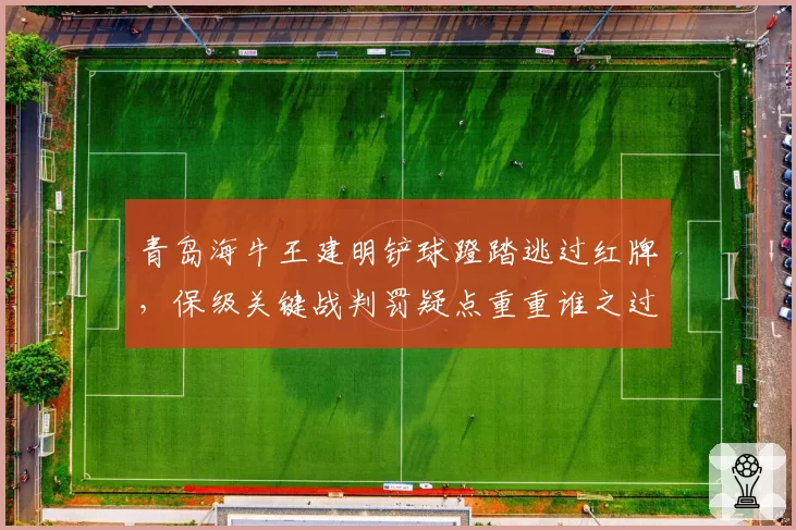 青岛海牛王建明铲球蹬踏逃过红牌，保级关键战判罚疑点重重谁之过？